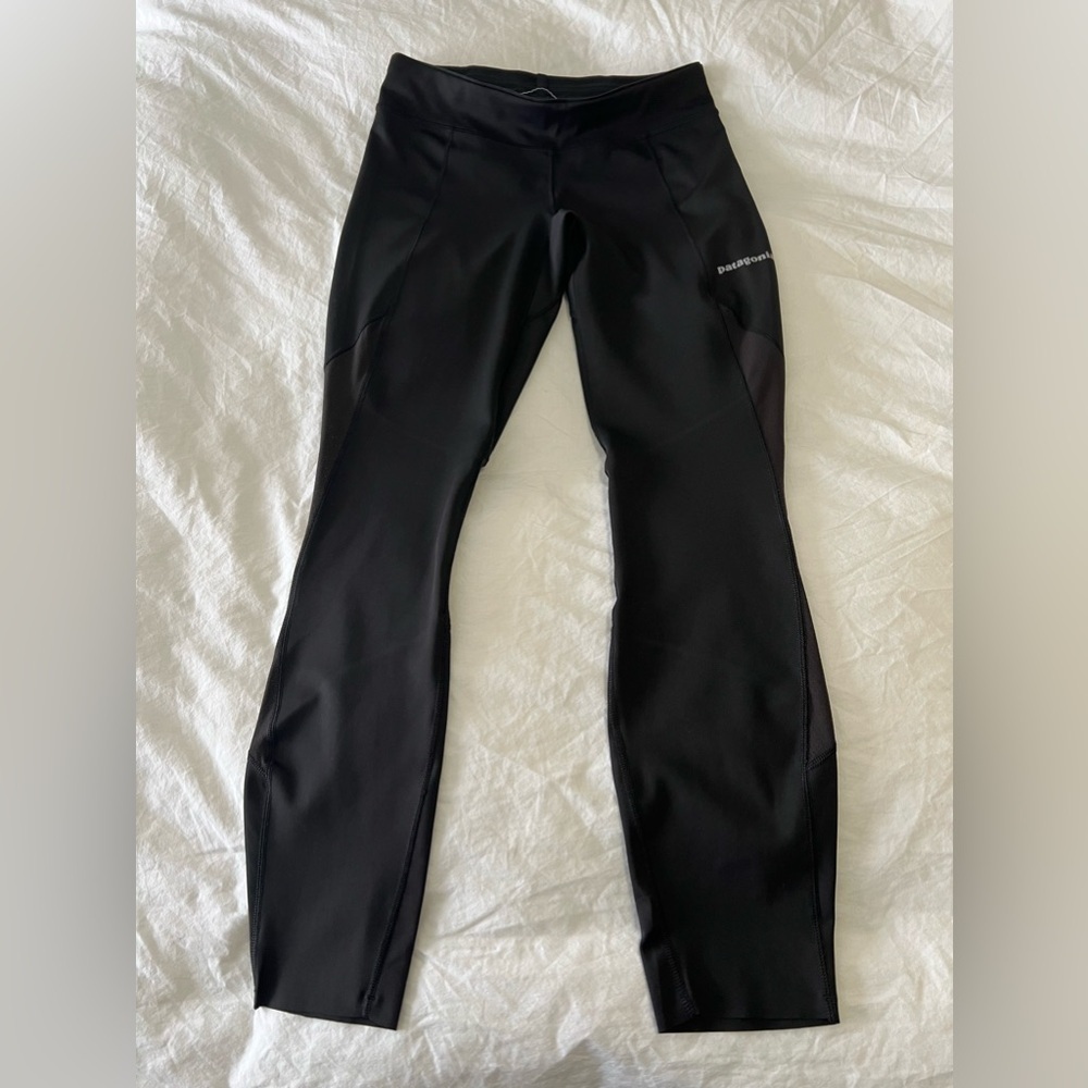 Patagonia | Women’s SZ Small | Black Ankle Leggings | Running